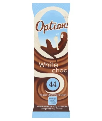 Options White Hot Chocolate Sachet 11g