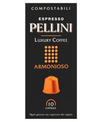 Pellini Luxury Armonioso Compostable Nespresso Compatible Coffee Capsules 10 per pack