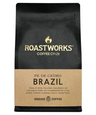 Roastworks Brazil Ground Coffee 200g
