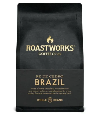 Roastworks Brazil Whole Bean Coffee 200g