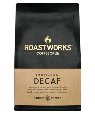 Roastworks Decaf Colombia Ground Coffee 200g