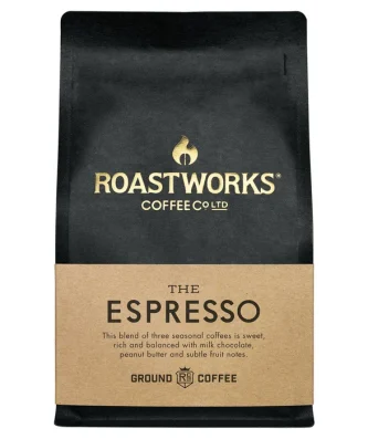 Roastworks Espresso Ground Coffee 200g