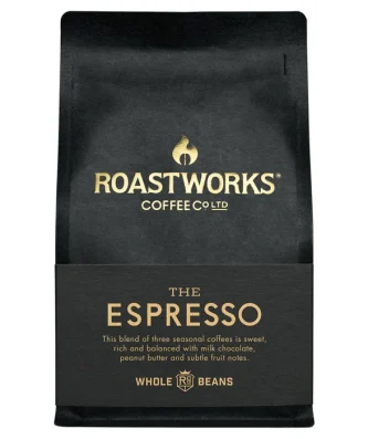 Roastworks Espresso Whole Bean Coffee 200g
