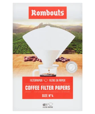 Rombouts Coffee Filter Papers N4 40 per pack
