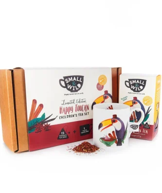 Small & Wild Happy Toucan Tea and Mug Gift Set 37g