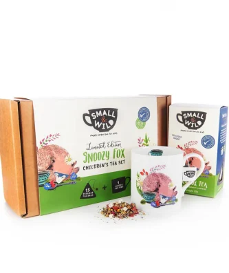 Small & Wild Snoozy Fox Tea and Mug Gift Set 30g