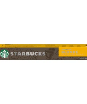 Starbucks by Nespresso Blonde Espresso Roast Coffee Pods 10 per pack