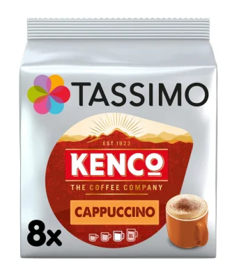 Tassimo Kenco Cappuccino Coffee Pods 8 per pack