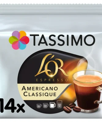 Tassimo L'OR Americano Coffee Pods 14 per pack