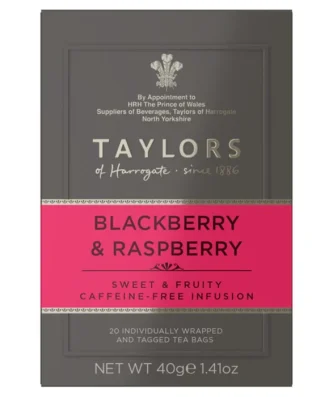 Taylors Blackberry and Raspberry Teabags 20 per pack