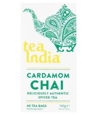 Tea India Cardamom Chai 40 per pack