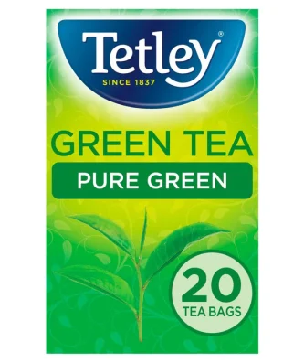 Tetley Pure Green Tea Bags 20 per pack