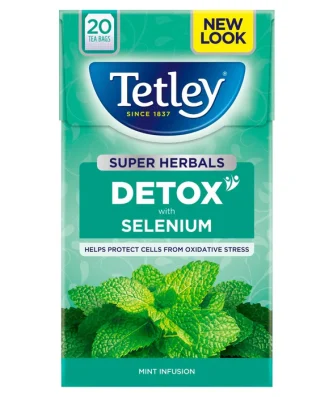 Tetley Super Mint Detox Tea Bags 20 per pack