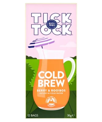 Tick Tock Cold Brew Berry & Rooibos 12 per pack