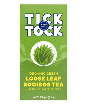 Tick Tock Organic Rooibos Loose Leaf Tea 100g