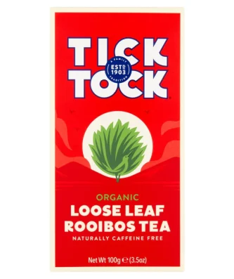Tick Tock Organic Rooibos Loose Leaf Tea 100g