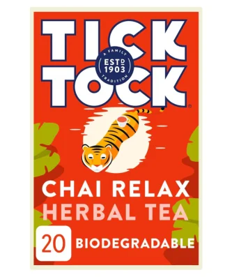 Tick Tock Wellbeing Chai Relax 20 per pack