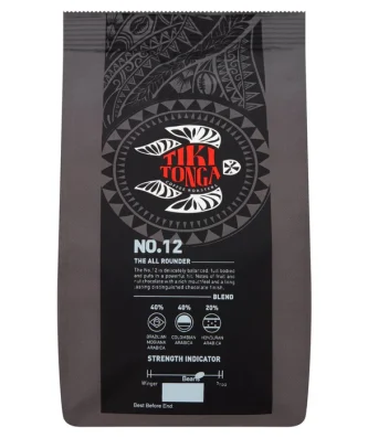 Tiki Tonga Blend No.12 Whole Coffee Beans 227g