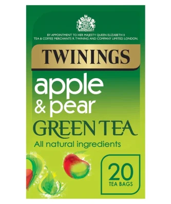 Twinings Apple & Pear Green Tea 20 Tea Bags 20 per pack