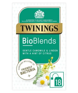 Twinings Bioblends Camomile and Linden Tea with Friendly Bacteria 18 per pack