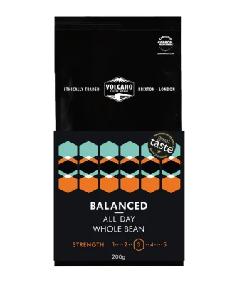 Volcano Coffee Works Balanced All Day Coffee Beans 200g