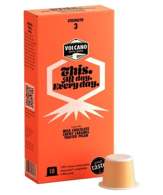 Volcano Coffee Works Balanced All Day Nespresso Compatible Eco Pods 10 per pack