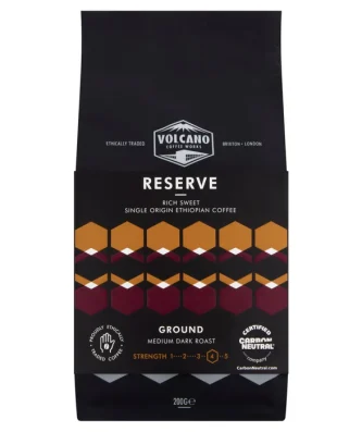 Volcano Coffee Works Reserve Rich Sweet Ground Coffee 200g