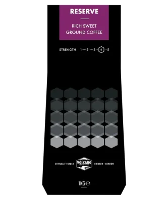 Volcano Coffee Works Reserve Rich Sweet Ground Coffee 1kg