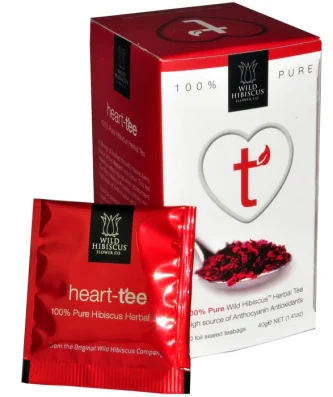 Wild Hibiscus Tea Bags 20 per pack