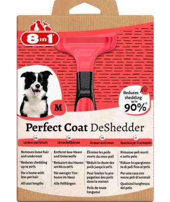8 in 1 Perfect Coat DeShedder Dog M Grooming Comb