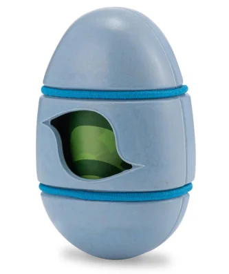 Beco Bamboo Dog Poop Bag Dispenser Blue