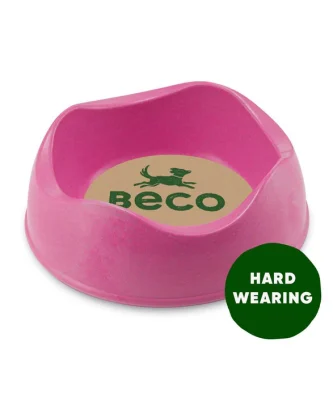 Beco Bamboo Pink Cat Bowl