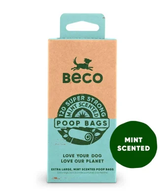 Beco Dog Poop Bags Mint Scented 120 per pack