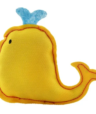 Beco Recycled Plastic Catnip Toy Whale