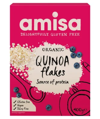 Amisa Organic Gluten Free Quinoa Flakes 400g