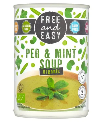 Free & Easy Free From Dairy Free Organic Pea & Mint Soup 400g