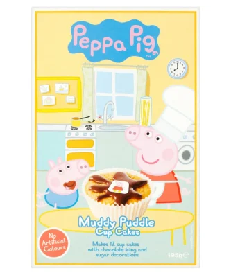 Peppa Pig Muddy Puddle Cup Cake Mix 195g