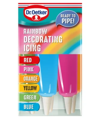 Dr. Oetker Rainbow Decorating Icing 6 Pack 114g