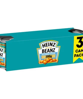 Heinz Beanz No Added Sugar 3 x 200g