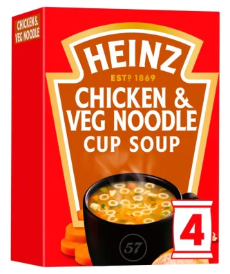 Heinz Chicken & Veg Noodle Cup Soup 4 x 18g