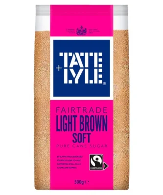 Tate & Lyle Fairtrade Light Soft Brown Sugar 500g