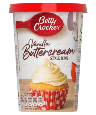 Betty Crocker Vanilla Buttercream Style Icing 400g