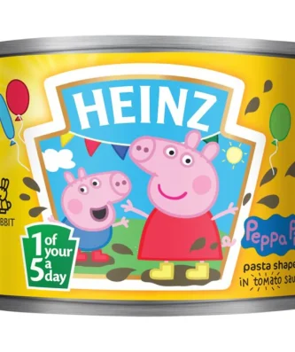Heinz Peppa Pig Pasta Shapes 205g