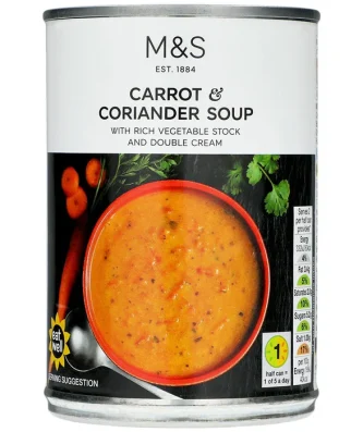 M&S Carrot & Coriander Soup 400g