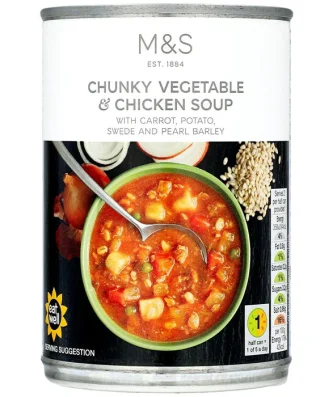 M&S Chunky Vegetable & Chicken Soup 400g