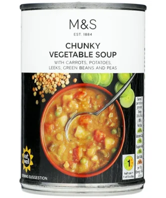 M&S Chunky Vegetable Soup 400g