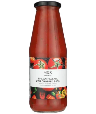 M&S Italian Passata with Chopped Basil 690g