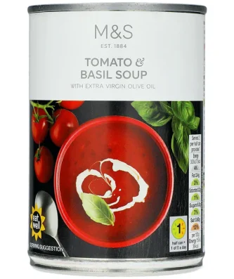 M&S Tomato & Basil Soup 400g