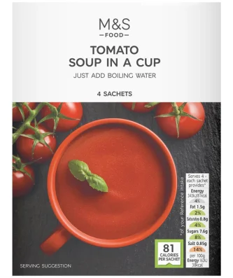 M&S Tomato Cup Soup 4 x 22g