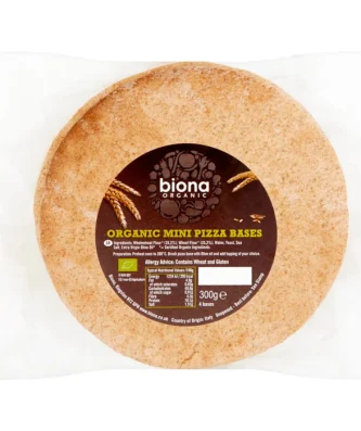 Biona Organic 4 Mini Pizza Bases 300g